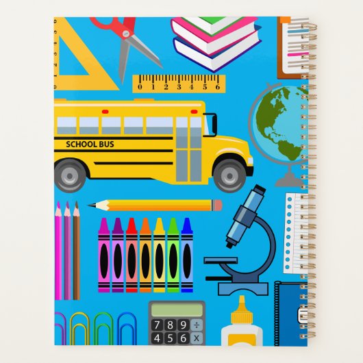 Notebook-Planer, Lehrer, Schüler Planer (Rückseite)