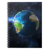 Notebook-Planet Erde Notizblock (Vorderseite)