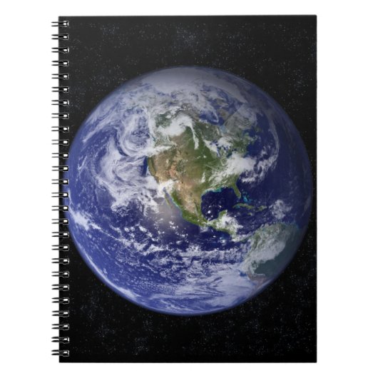 Notebook-Planet Erde Notizblock (Vorderseite)
