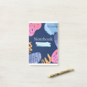 Notebook Post-it Klebezettel (Auf Schreibtisch)