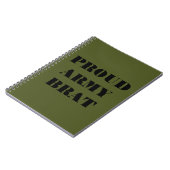 Notebook Proud Army Brat Notizblock (Linke Seite)