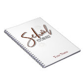 Notebook-Psychologin der individuelle Name School Notizblock (Rechte Seite)