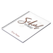 Notebook-Psychologin der individuelle Name School Notizblock (Linke Seite)