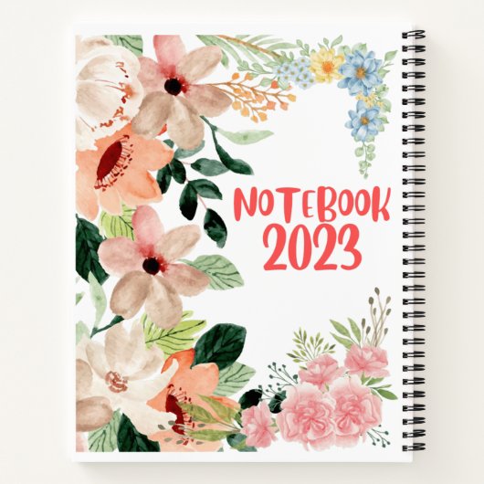 Notebook Purse JANUAR 2023 Notizblock (Rückseite)