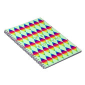 Notebook - Rainbow diamonds Notizblock (Rechte Seite)