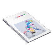 Notebook "Rainbow Dog Chalk" Notizblock (Rechte Seite)