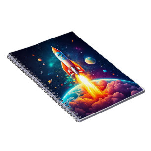 Notebook - Rakete Notizblock