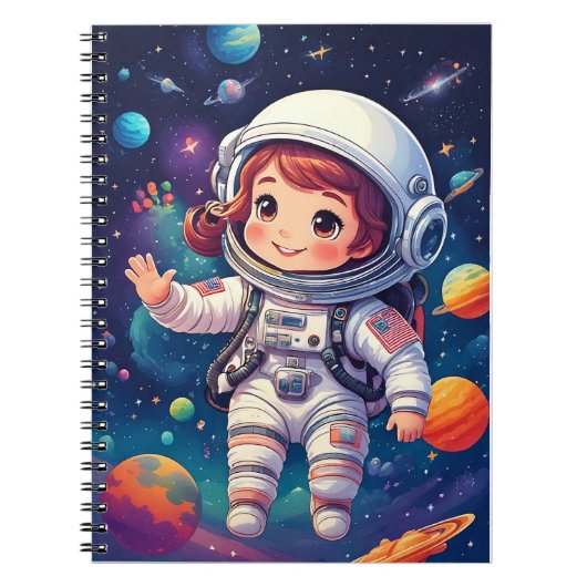 Notebook - Raumfahrt Notizblock (Vorderseite)