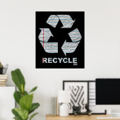 Notebook-Recycle-Poster Poster (Heimbüro)