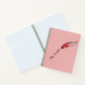 Notebook - Red Feather Pen Notizblock (Innenseite)