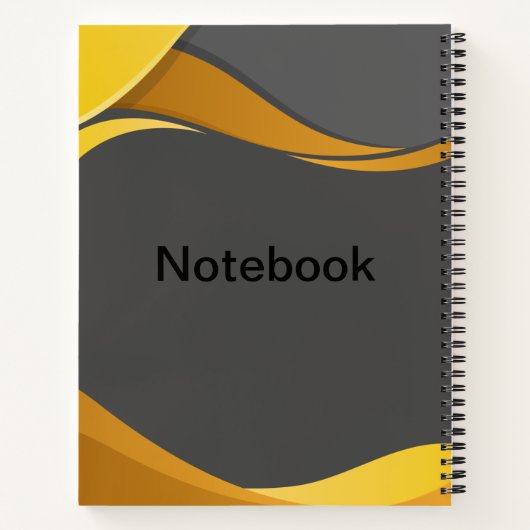 Notebook-Regisseur: Drehschrift Spiral Notizblock (Rückseite)