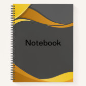 Notebook-Regisseur: Drehschrift Spiral Notizblock (Vorderseite)