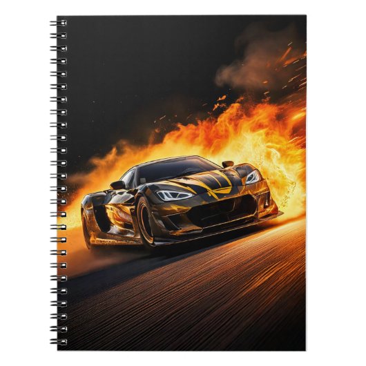Notebook - Rennwagen Notizblock (Vorderseite)