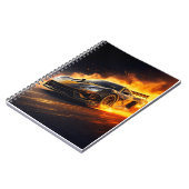 Notebook - Rennwagen Notizblock (Linke Seite)