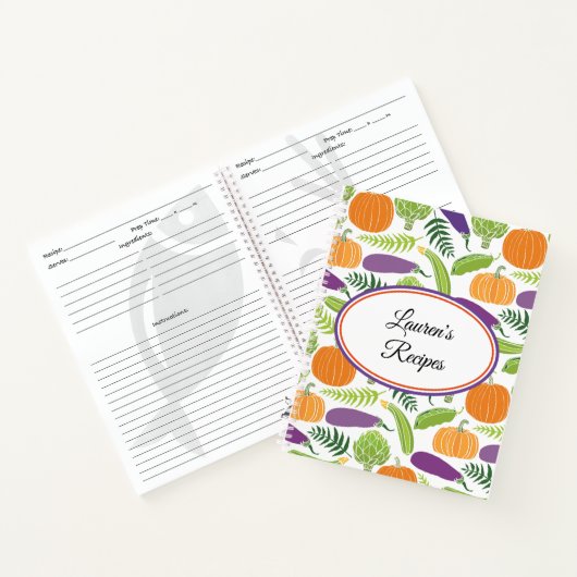 Notebook-Rezept Notizblock (Innenseite)