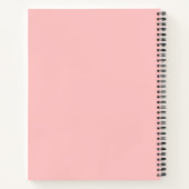 Notebook - rosa Empowerment-Journal Notizblock (Rückseite)