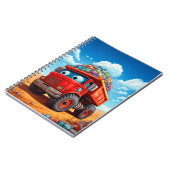 Notebook - roter Lkw Notizblock (Linke Seite)