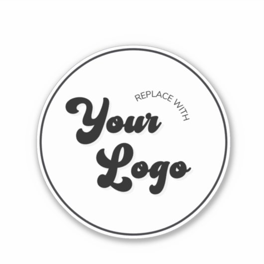 Notebook-Round-Circle-Logos für kundenspezifische  Aufkleber (Vorderseite)