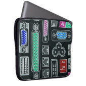 Notebook-Rückenschlauch für Computerfreaks Laptopschutzhülle (Vorne Rechts)