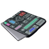 Notebook-Rückenschlauch für Computerfreaks Laptopschutzhülle (Vorne Knopf)