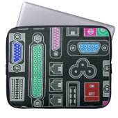 Notebook-Rückenschlauch für Computerfreaks Laptopschutzhülle (Vorderseite)