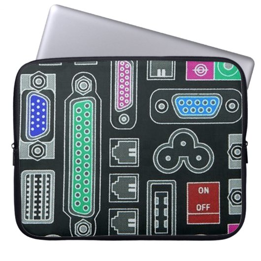 Notebook-Rückenschlauch für Computerfreaks Laptopschutzhülle (Vorderseite)