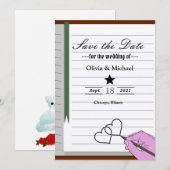 Notebook Save The Date (Vorne/Hinten)