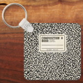 Notebook-Schlüsselanhänger für Schwarz Schlüsselanhänger (Vorderseite)