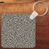 Notebook-Schlüsselanhänger für Schwarz Schlüsselanhänger (Rückseite)