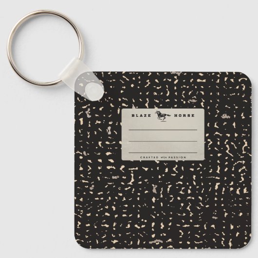 Notebook-Schlüsselanhänger für Silver-Komposition Schlüsselanhänger (Vorderseite)