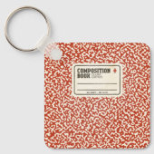 Notebook-Schlüsselanhänger in Roter Zusammensetzun Schlüsselanhänger (Vorderseite)