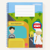 Notebook (Schulbus) Notizblock (Vorderseite)