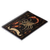Notebook Scorpio Celestial Zodiac Art Notizblock (Linke Seite)
