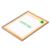 Notebook-Seitenblätter mit Frog, Foto-Notebook Notizblock (Linke Seite)