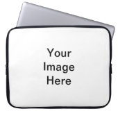Notebook-Sieb 15" - Maßgeschneiderte Vorlagenanzei Laptopschutzhülle (Vorderseite)