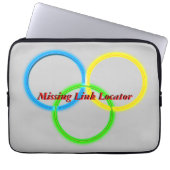 Notebook-Sieb - Vermisst Link Locator Laptopschutzhülle (Vorderseite)