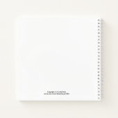 Notebook/Sketchbook Notizblock (Rückseite)