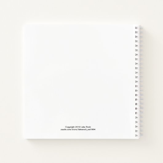 Notebook/Sketchbook Notizblock (Rückseite)