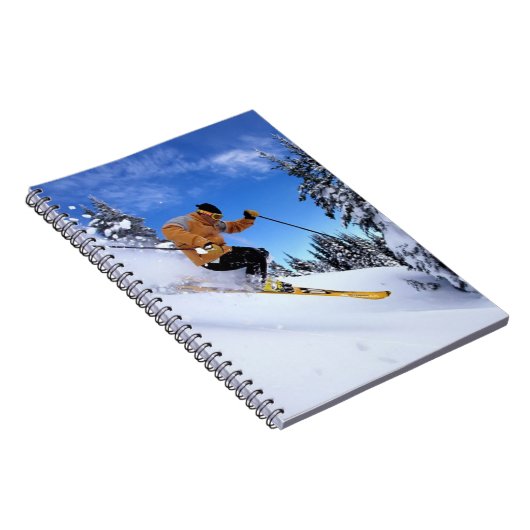 Notebook-Skifahrer Notizblock (Rechte Seite)