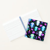 Notebook "Skulls and Flowers" Notizblock (Innenseite)
