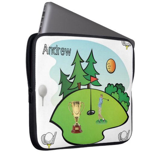 Notebook Sleeve Golf (Vorne Rechts)