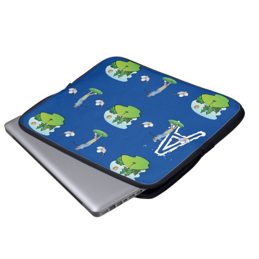 Notebook Sleeve Golf (Vorne Knopf)