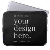 Notebook-Sleeve Ihr Design-Upload 10" 13" 15" Laptopschutzhülle (Vorderseite)