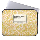 Notebook-Sleeve in gelber Auflage Laptopschutzhülle (Vorderseite)