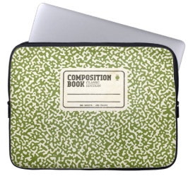 Notebook-Sleeve in grün Laptopschutzhülle
