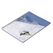 Notebook-Snowboarder Notizblock (Linke Seite)