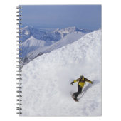 Notebook-Snowboarder Notizblock (Vorderseite)