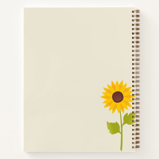 Notebook-Sonnendusche Notizblock (Rückseite)