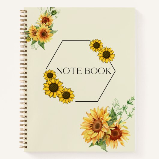 Notebook-Sonnendusche Notizblock (Vorderseite)