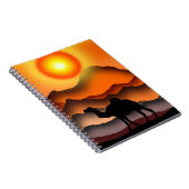 Notebook-Sonnenuntergang Notizblock (Rechte Seite)